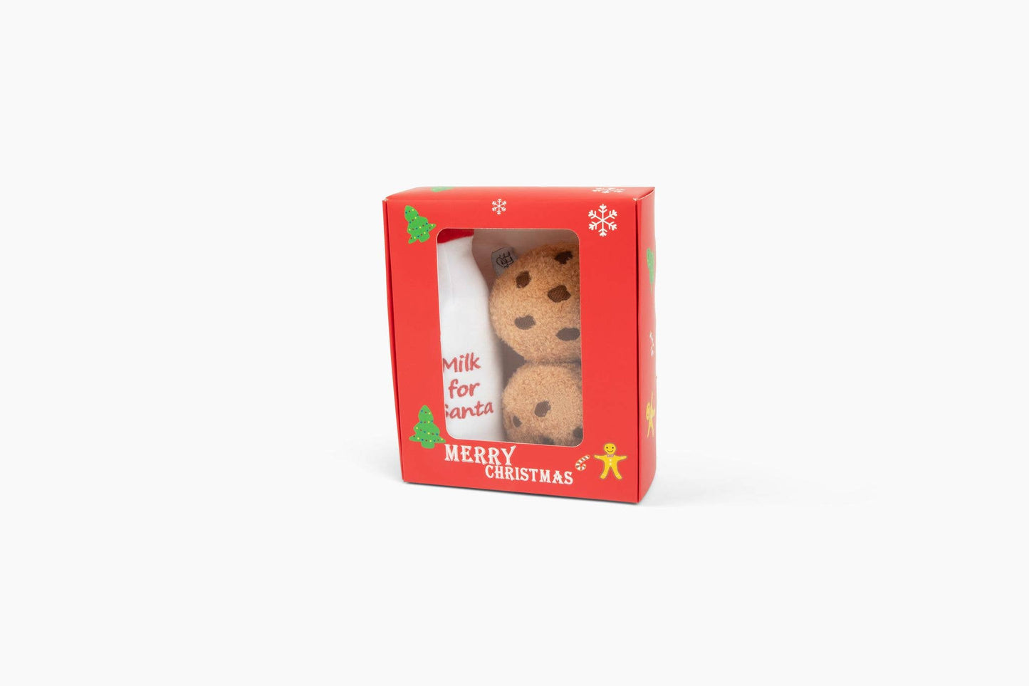 Boxed Milk & Cookies Plush Dog Toy