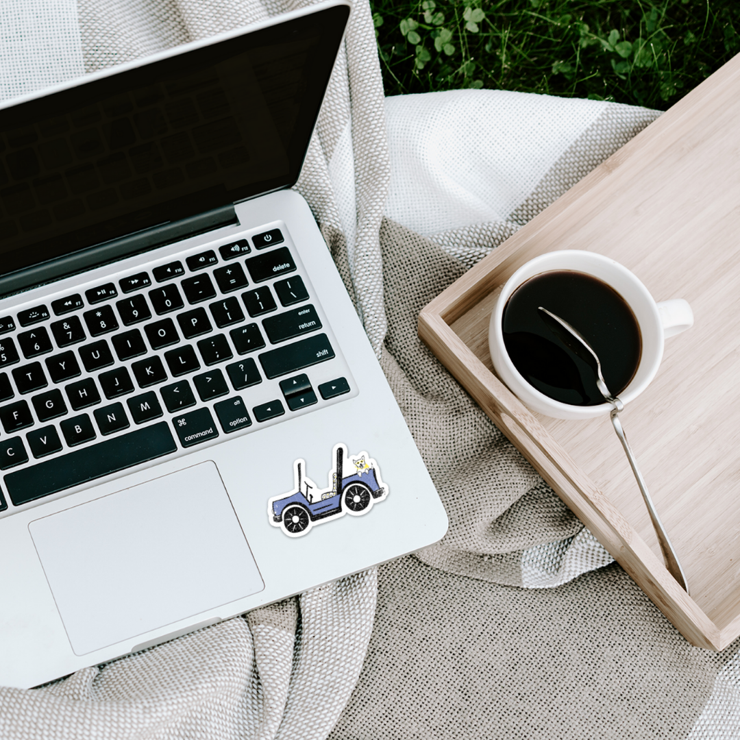 Backseat Driver Sticker