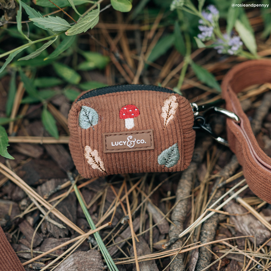 Woodland Wonder Corduroy Poop Bag Holder