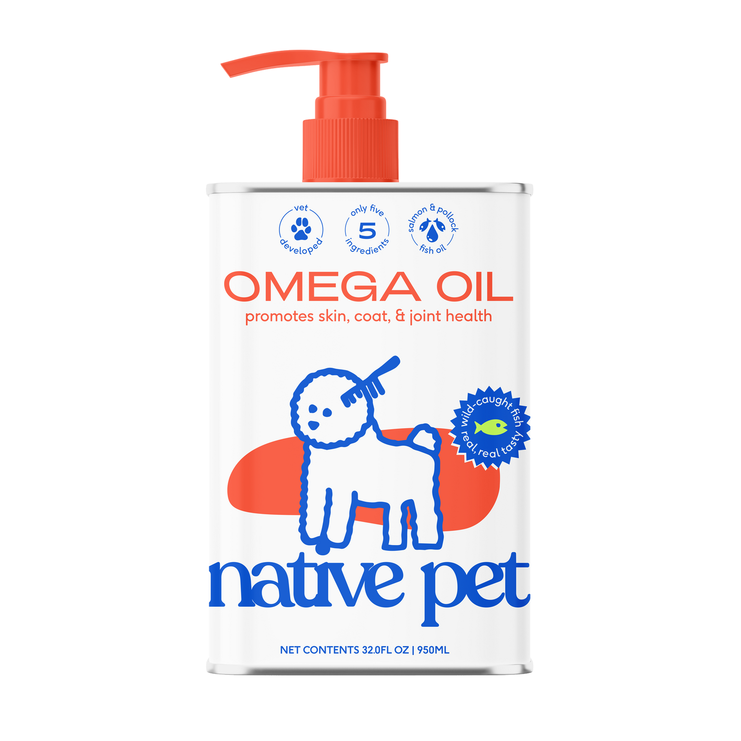 Omega-3 Fish Oil, Skin & Coat Health Supplement for Dogs