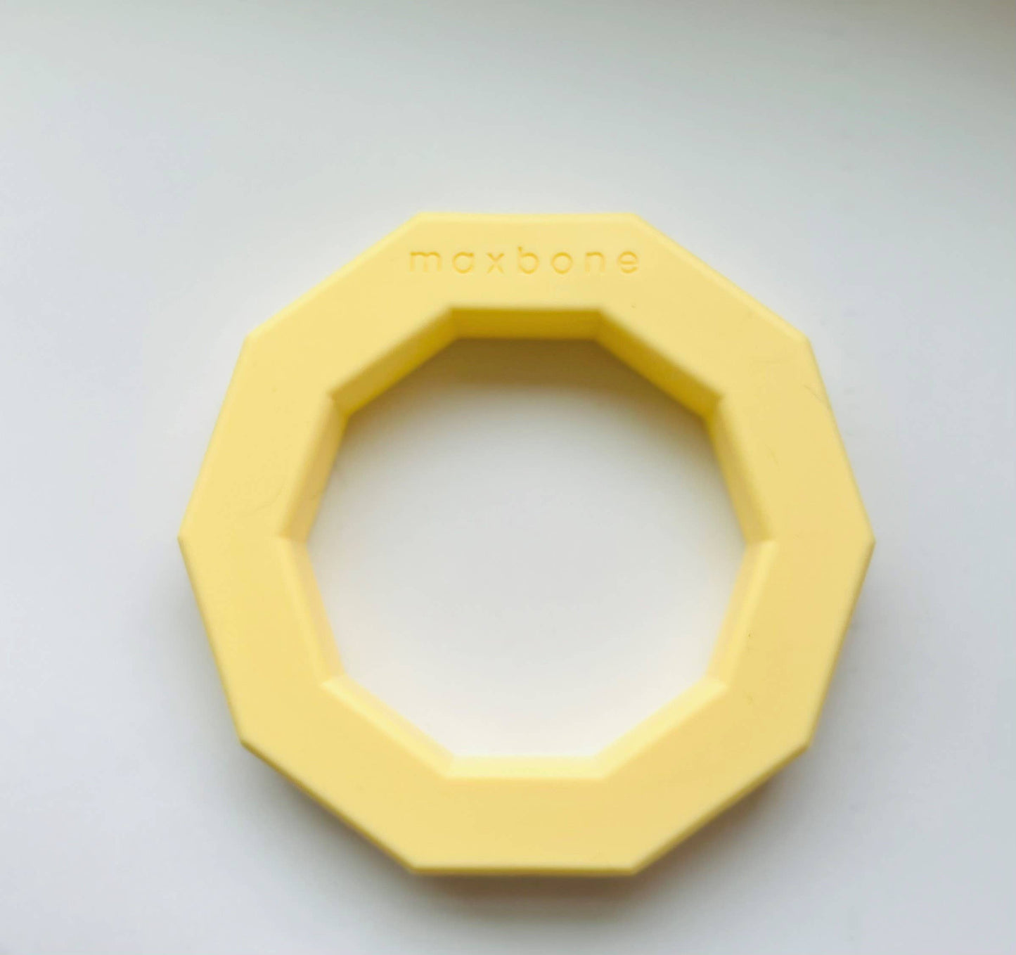 Decagon Rubber Dog Toy: Peach