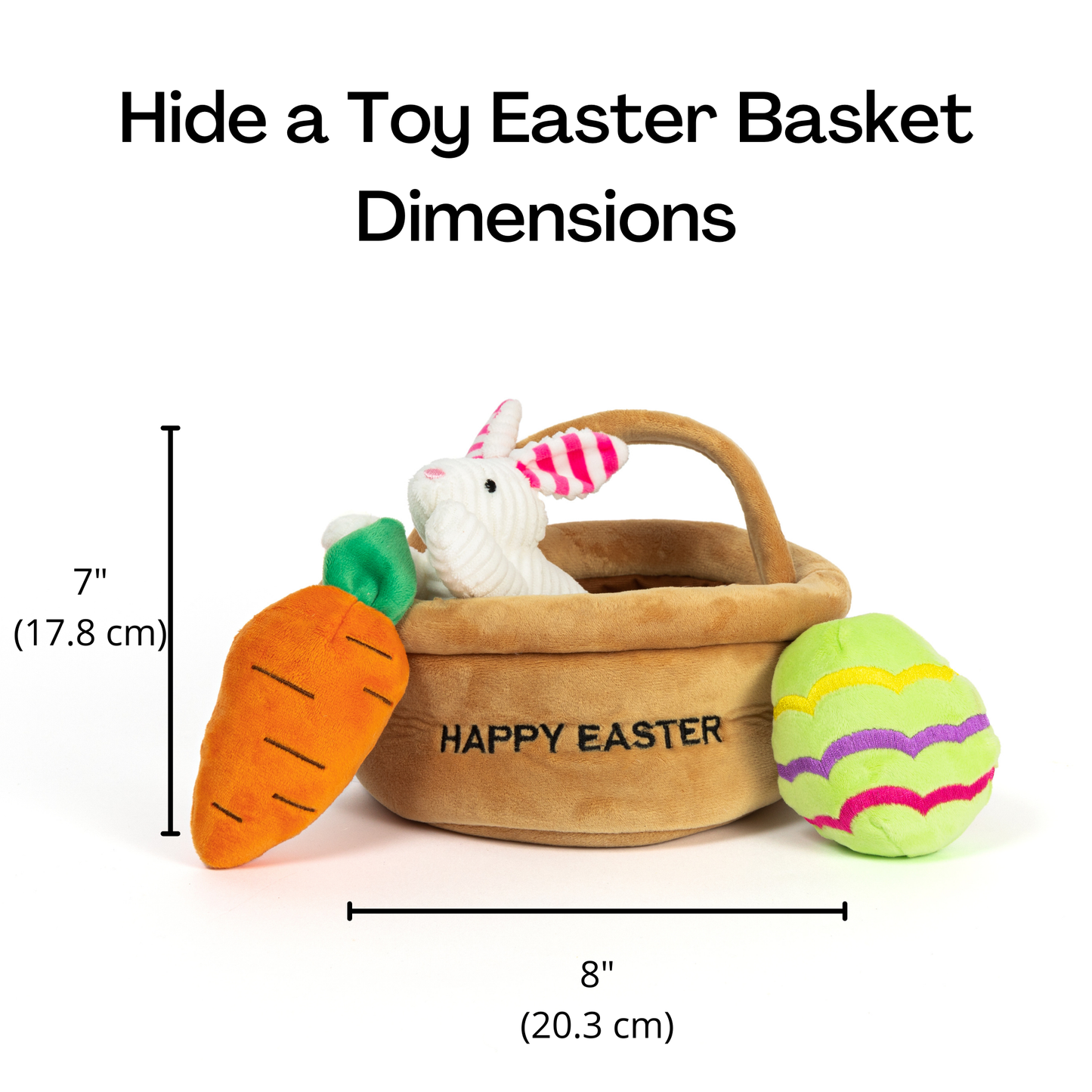 Easter Basket Dog Toy