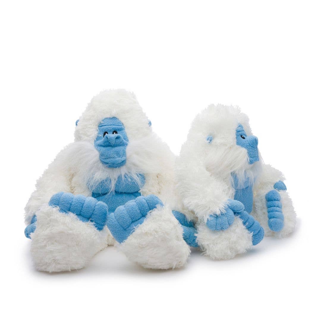 Fluffy Yeti Plush Dog Toy: Small