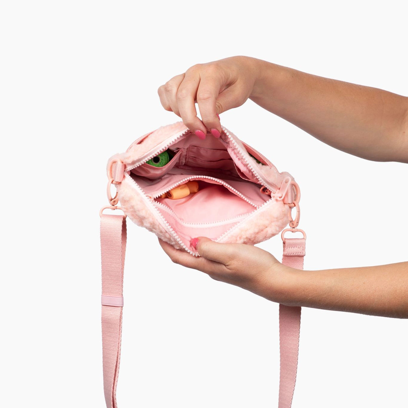 Rosewater Teddy Crossbody Bag
