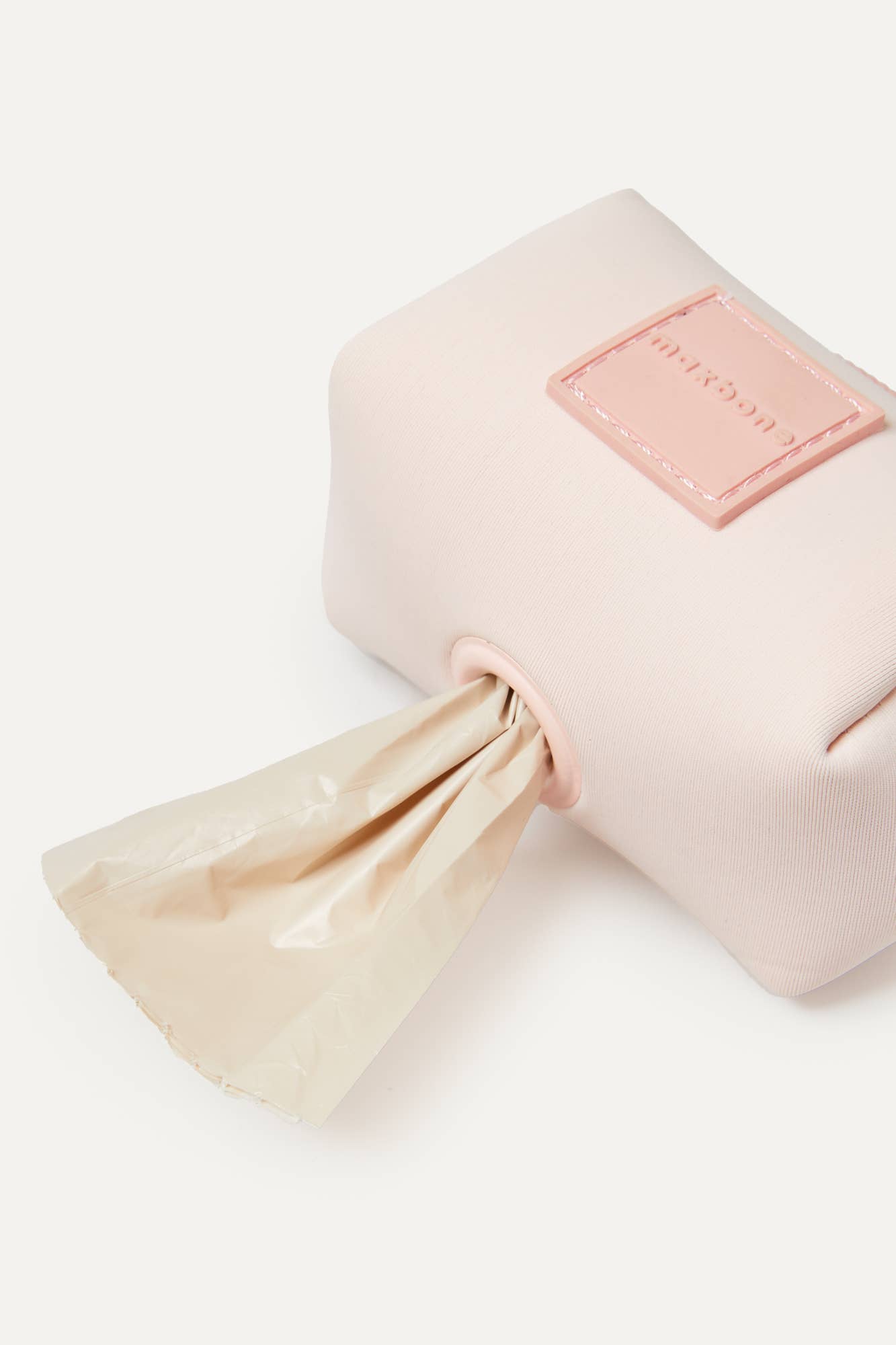 Peach Poop Bag Holder
