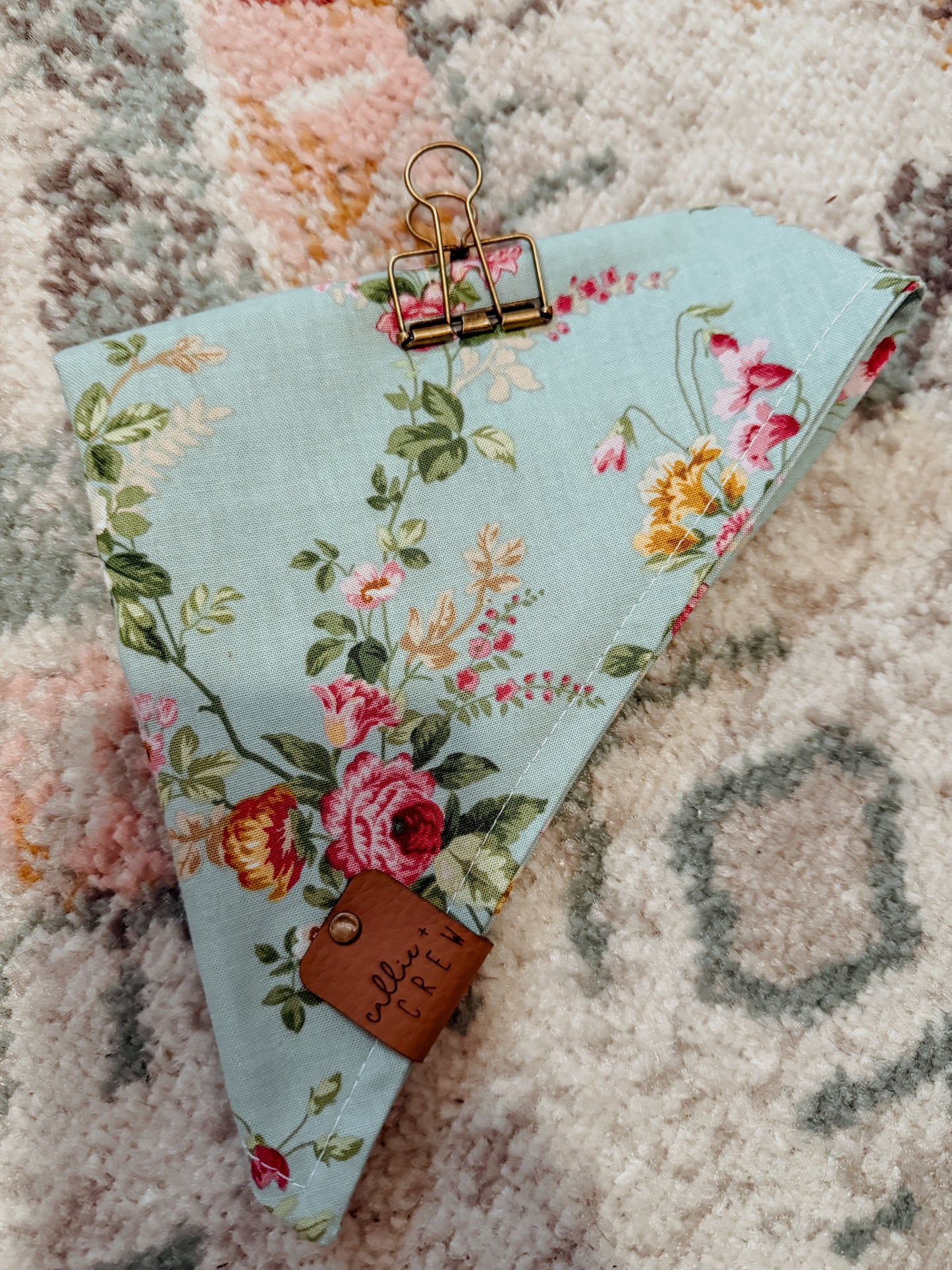 Vintage Floral Bandana