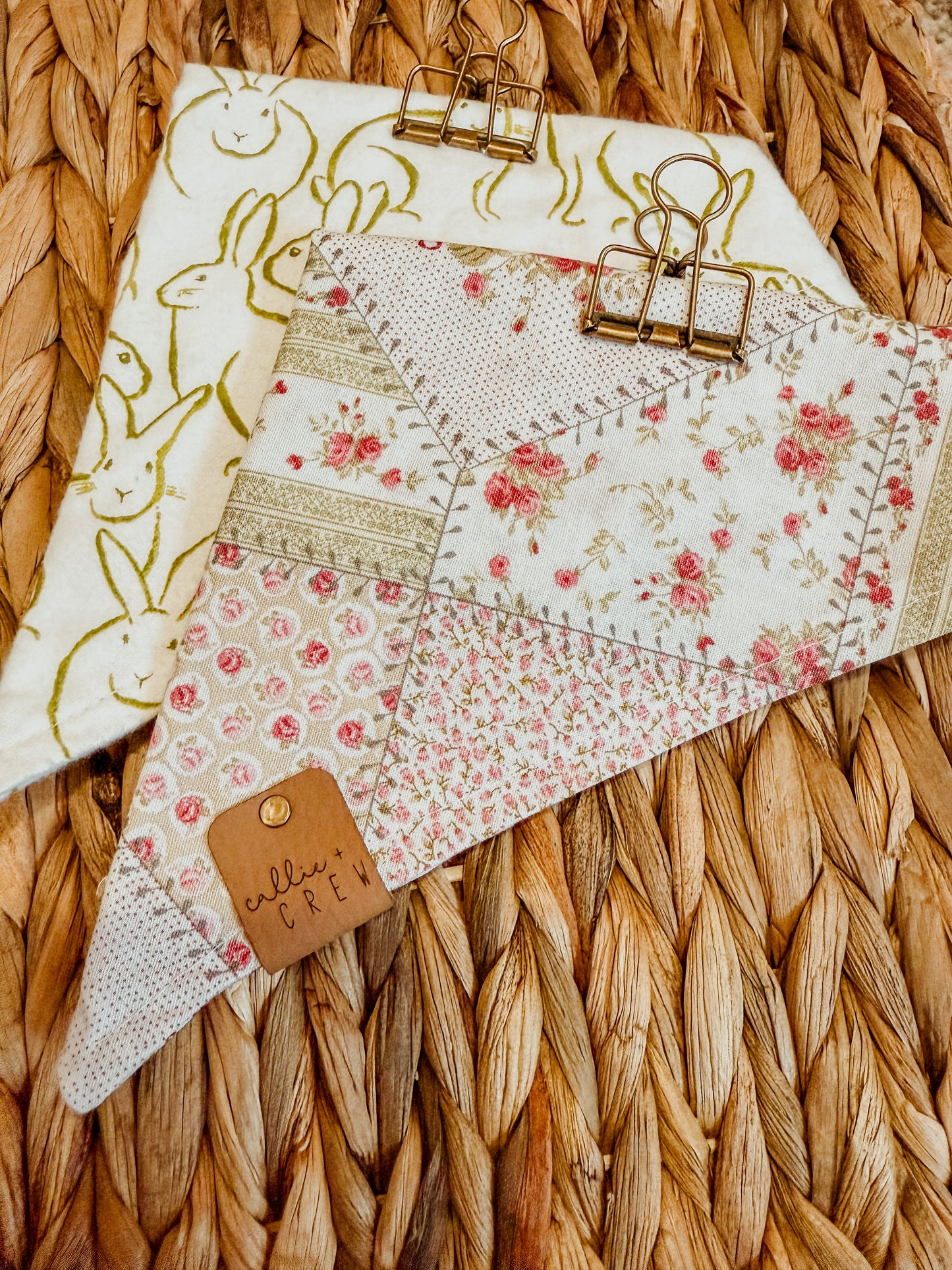 Rosey Patchwork Bandana