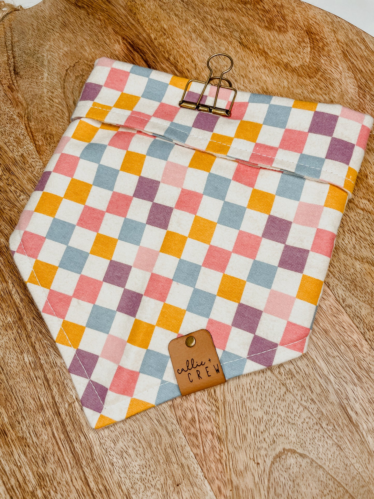 Retro Checkers Bandana
