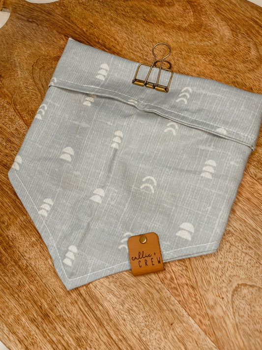 Light Blue Abstract Bandana