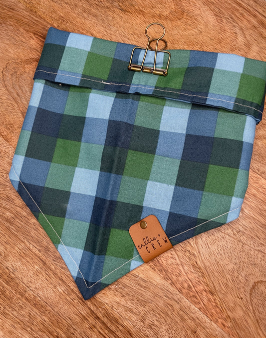 Backyard Plaid Bandana