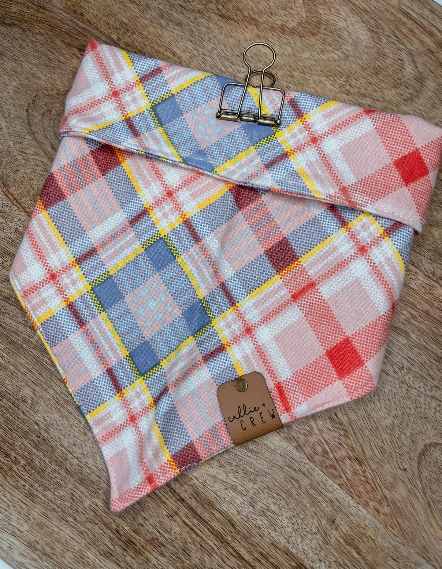 Sunday Plaid Bandana