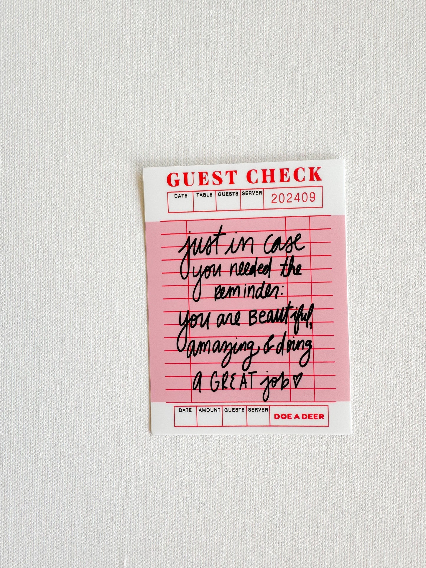Just in Case - Sticker