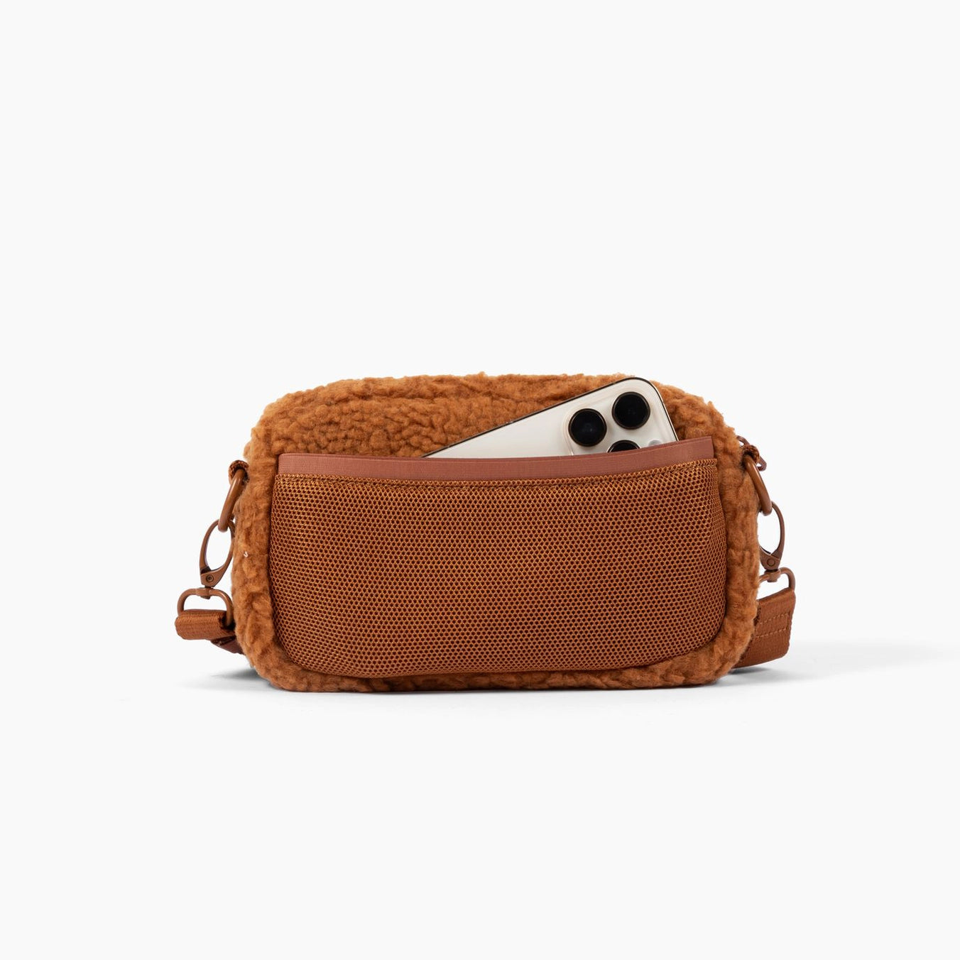 Cinnamon Teddy Crossbody Bag