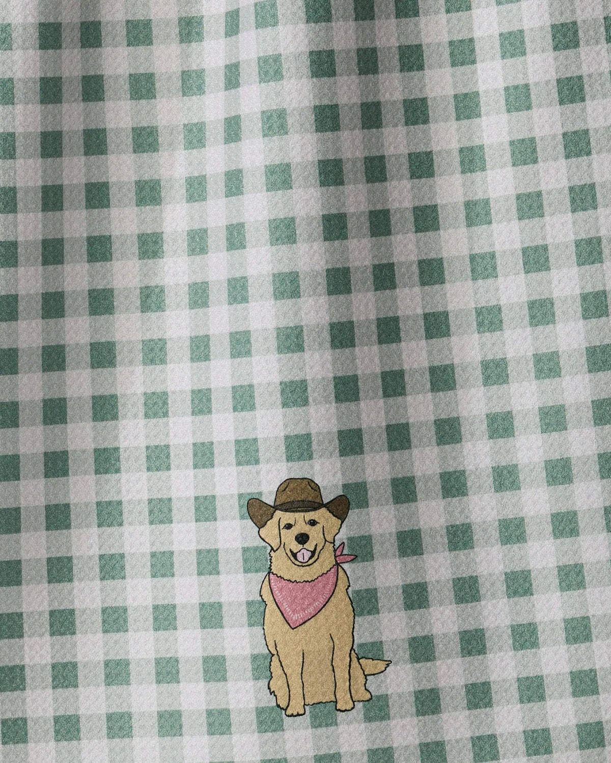 Golden Western Tea Towel