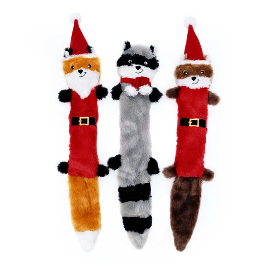 Holiday Skinny Peltz-Large (Santa Fox,Raccoon,Elf Squirrel)