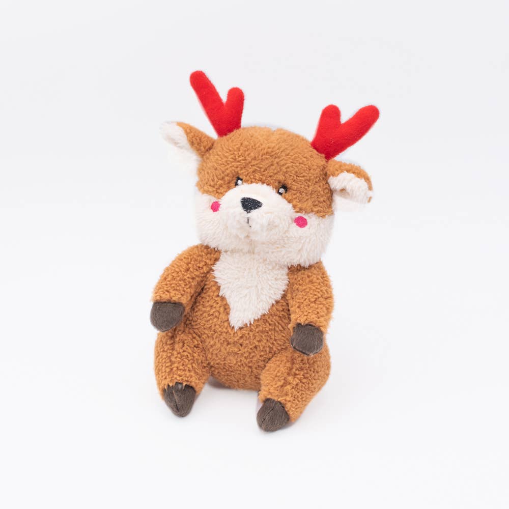 Holiday Cheeky Chumz - Reindeer - Dog Toy