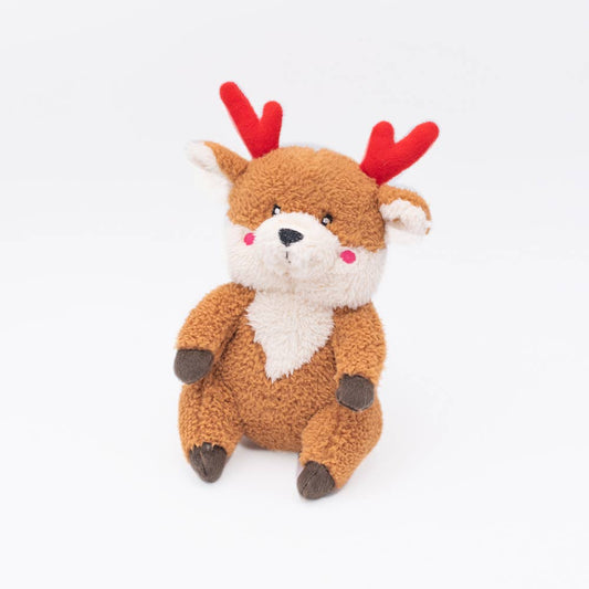 Holiday Cheeky Chumz - Reindeer - Dog Toy