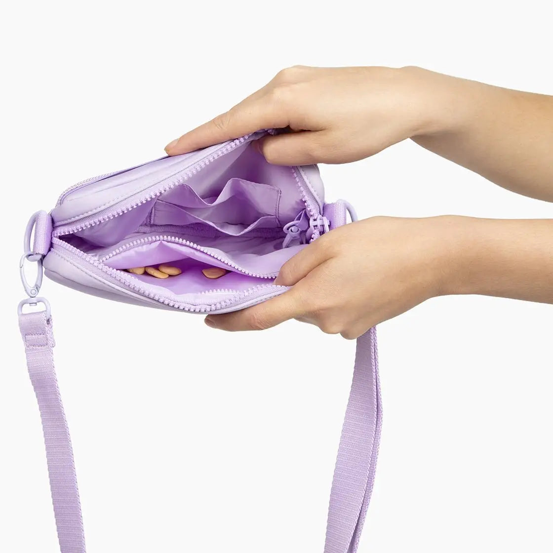 Lilac Crossbody Treat Bag