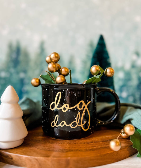 Black Dog Dad Campfire Mug