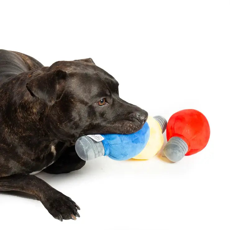 Plush Christmas Light Dog Toy