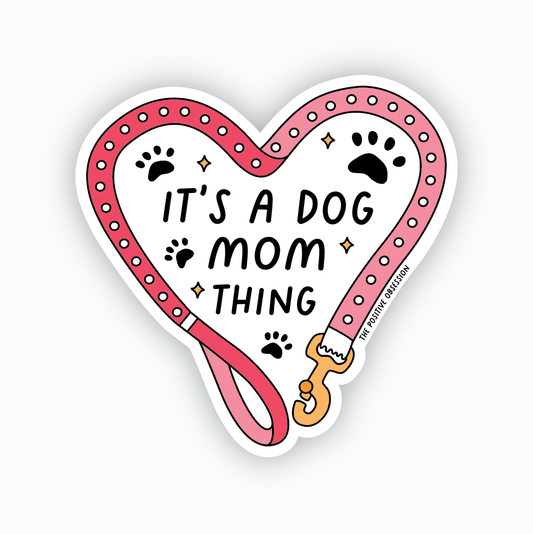 Dog Mom Vinyl Sticker