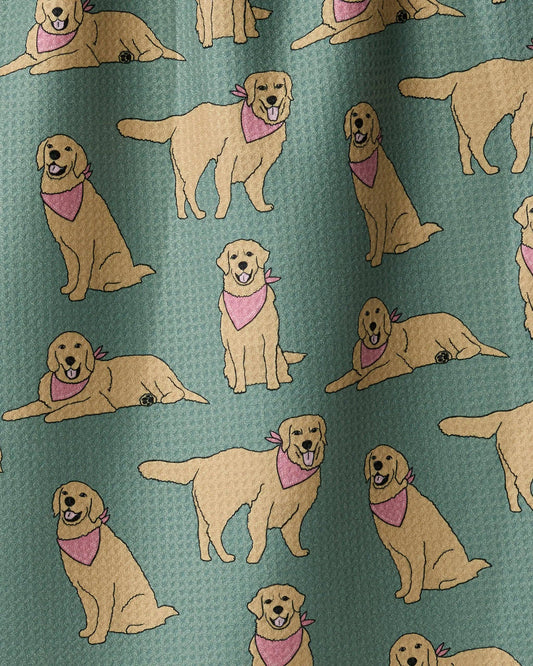Golden Days Tea Towel