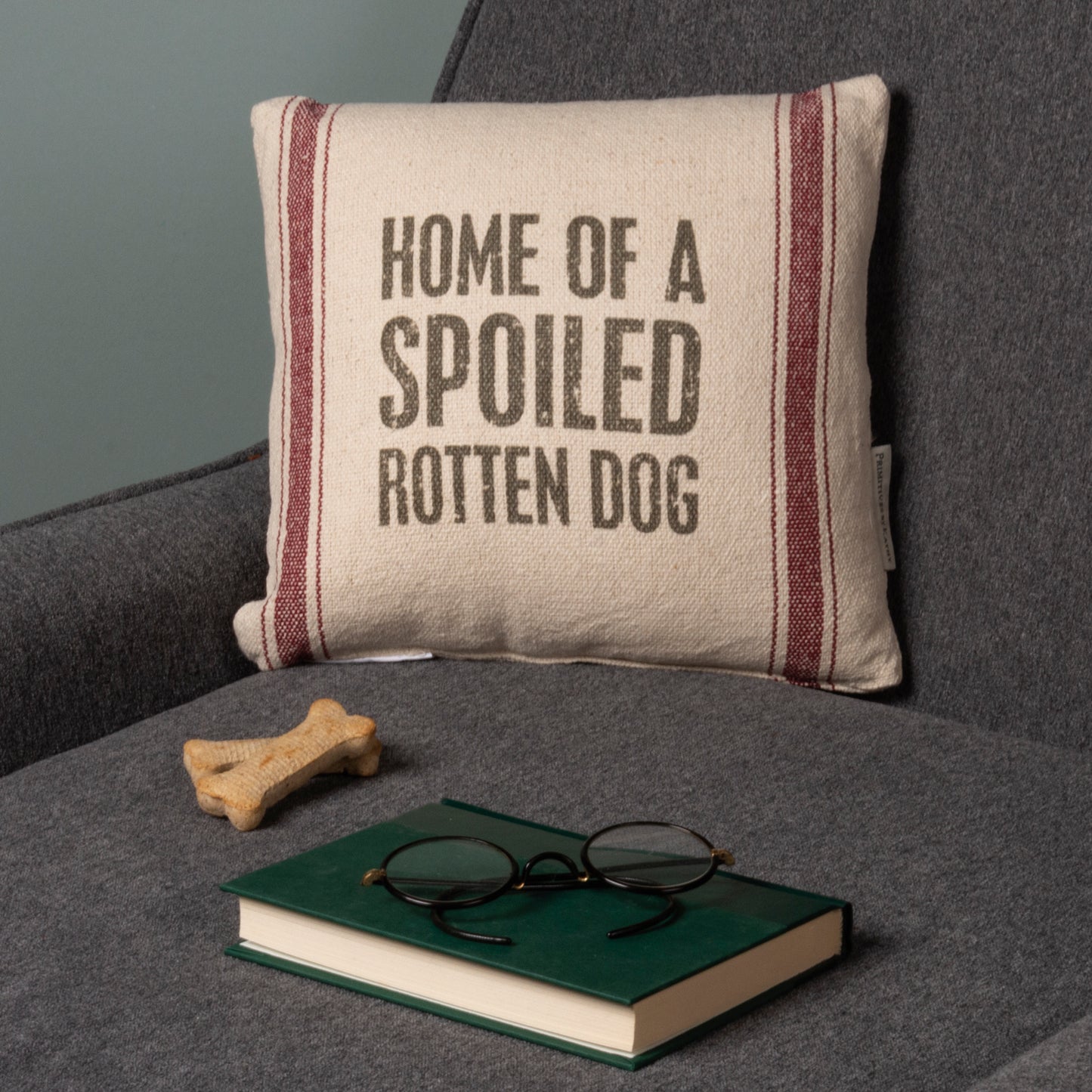 Home Of A Spoiled Rotten Dog Pillow