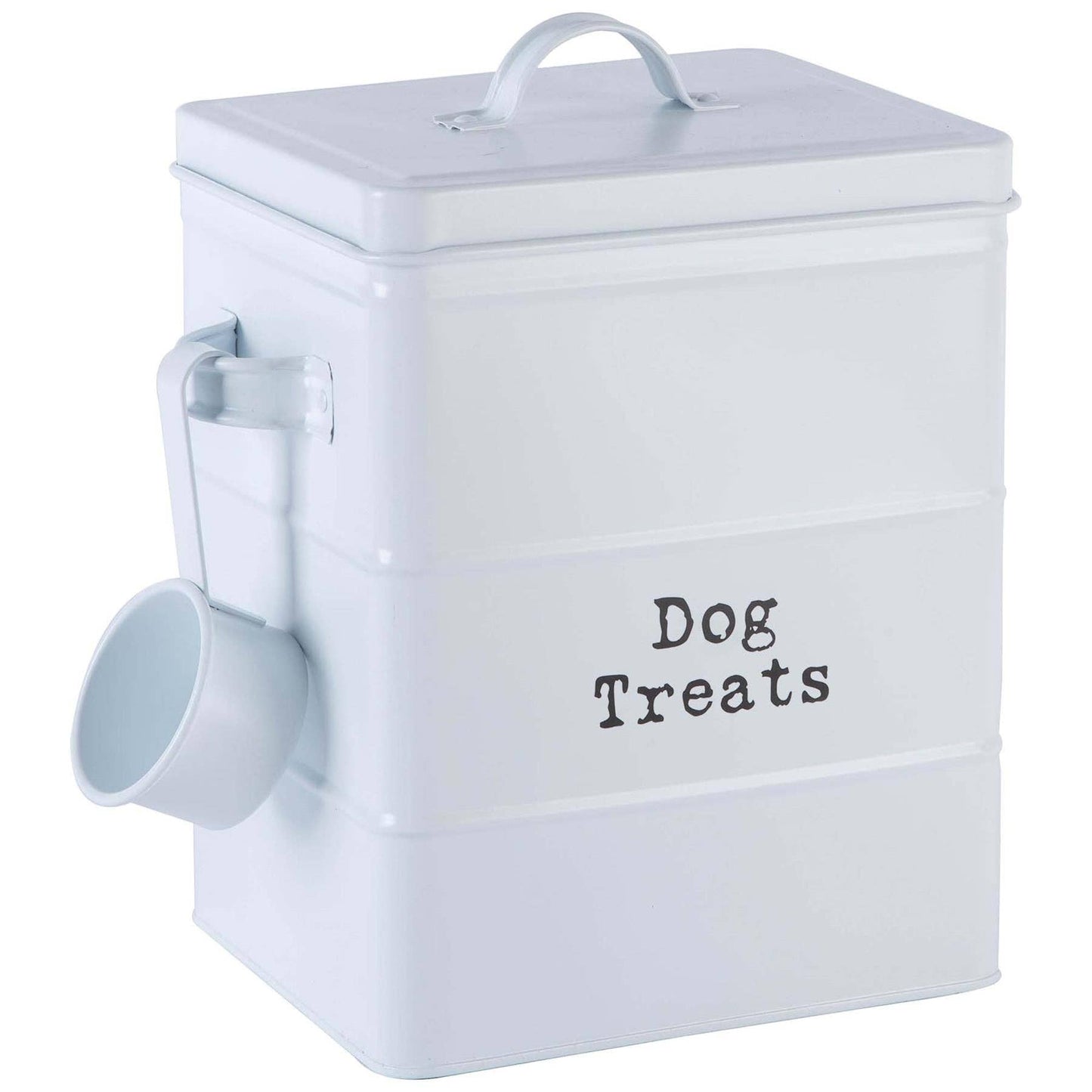 Vintage Metal Dog Treat Canister