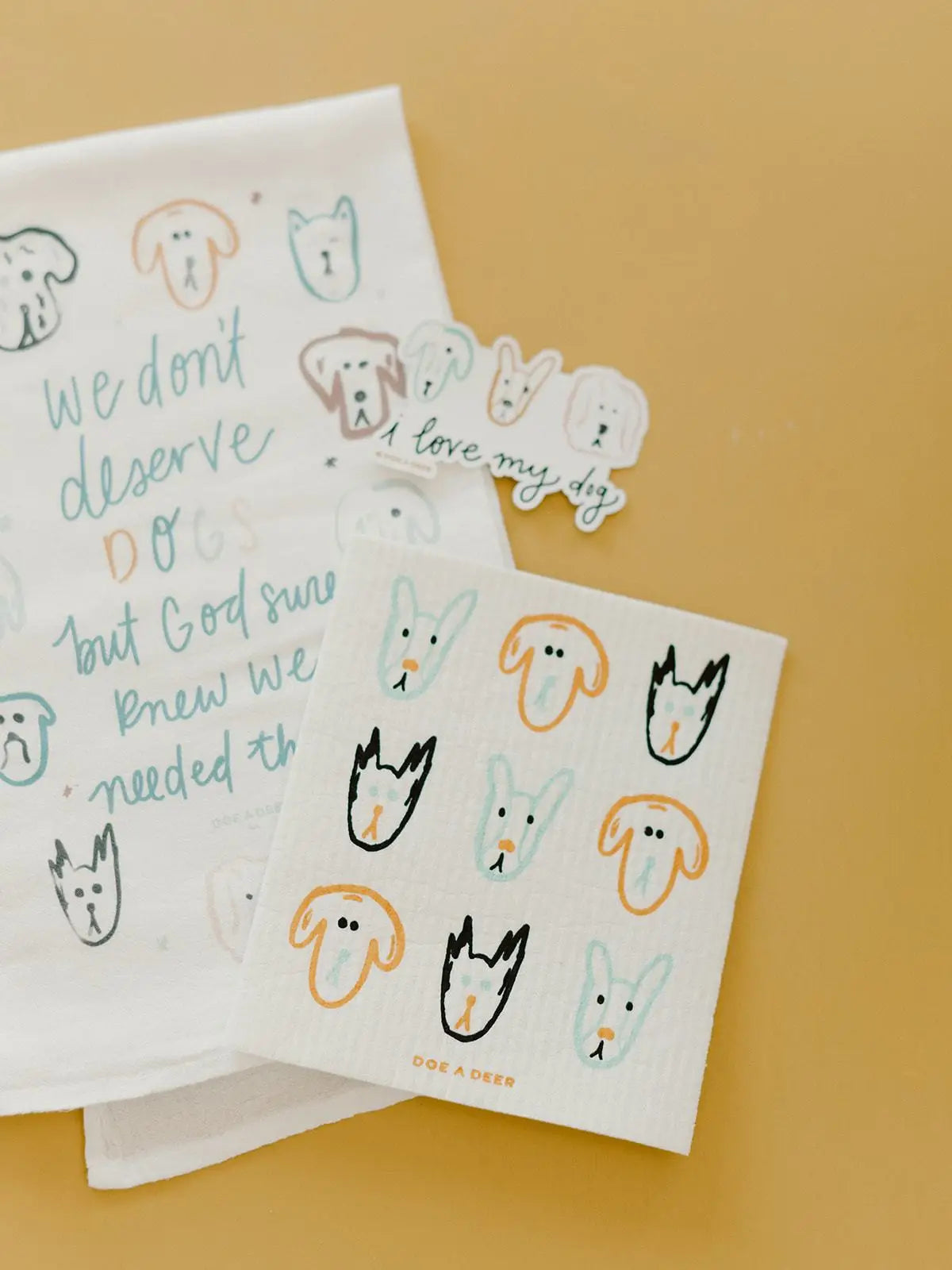 Dog Swedish Dishcloth