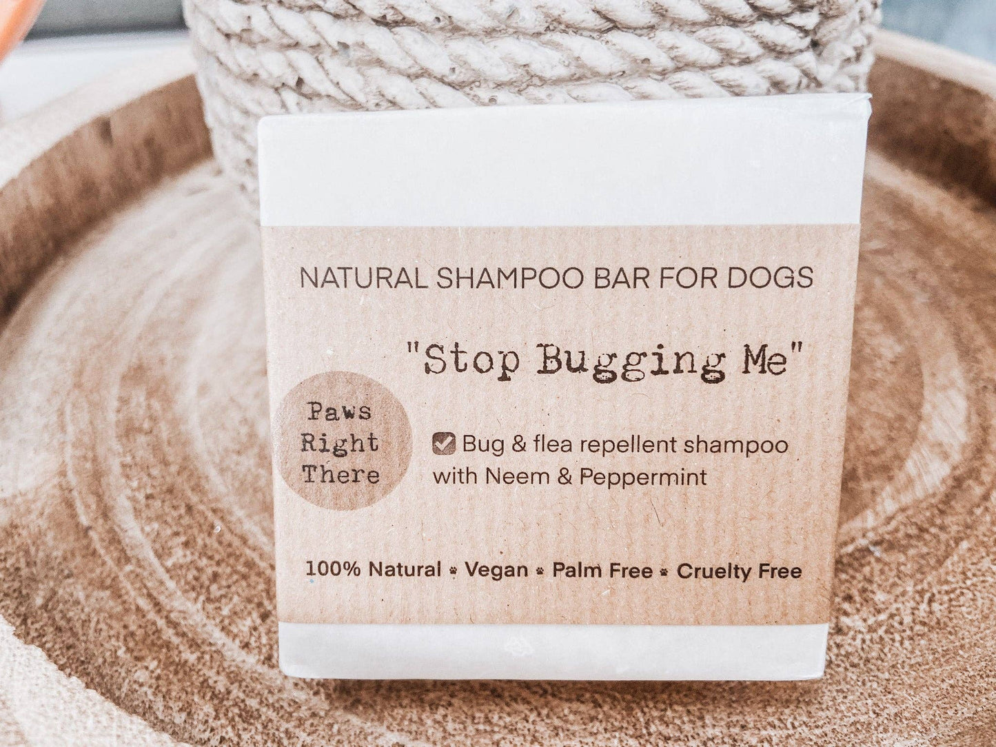 “Stop Bugging Me” Natural Dog Shampoo Bar