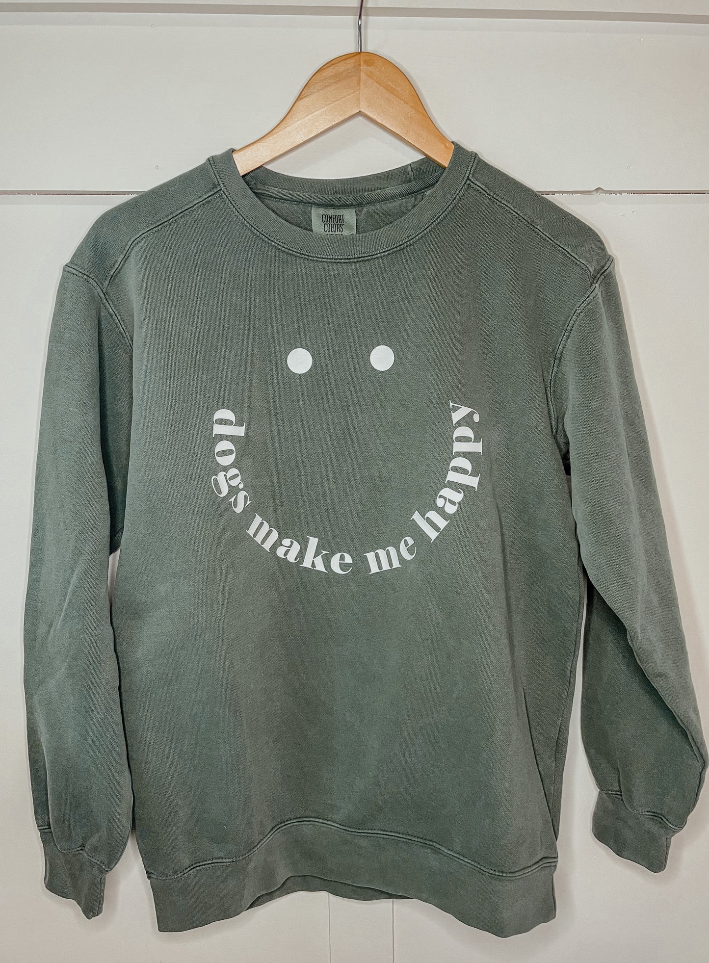 Dogs Make Me Happy Sweatshirt