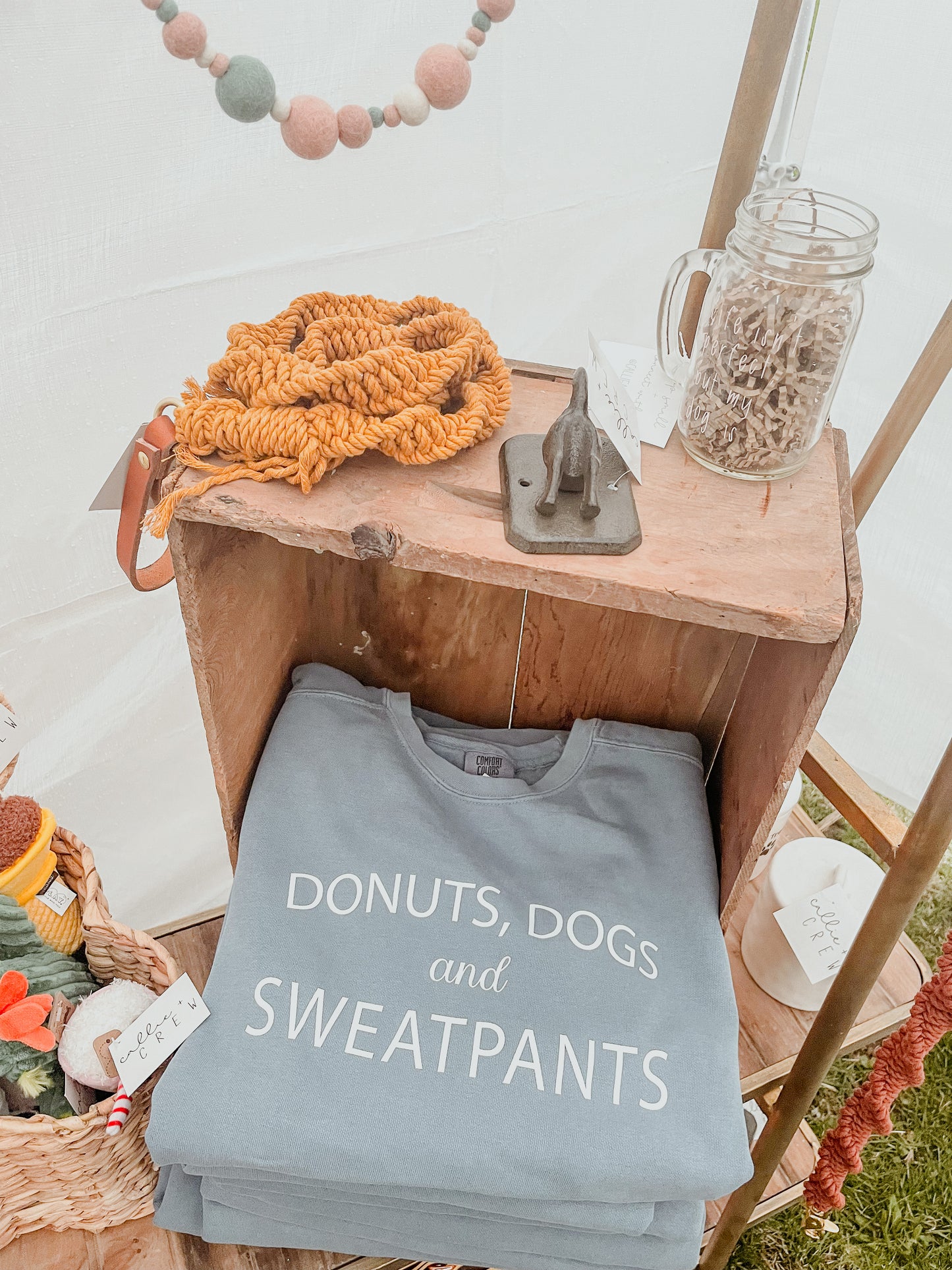 Donuts, Dogs and Sweatpants Sweatshirt