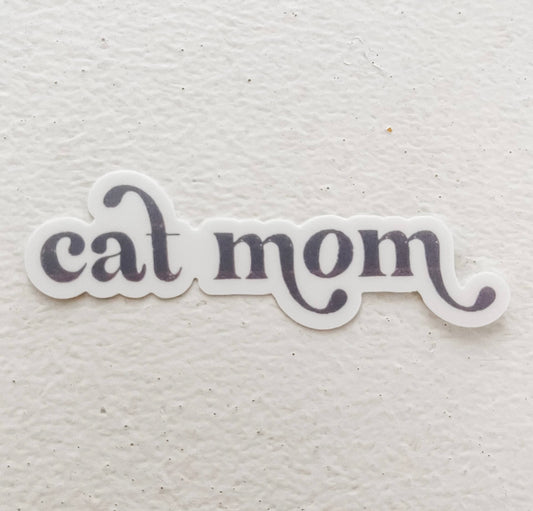 Cat Mom Sticker