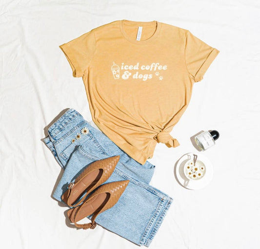 Iced Coffee & Dogs T-Shirt