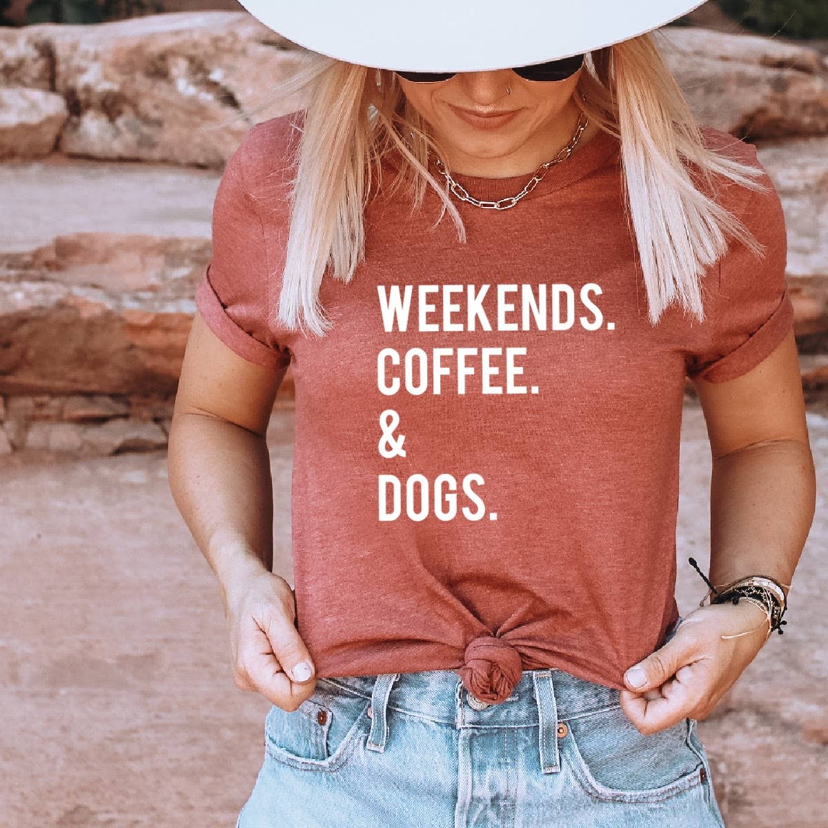 Weekends, Coffee & Dogs T-Shirt