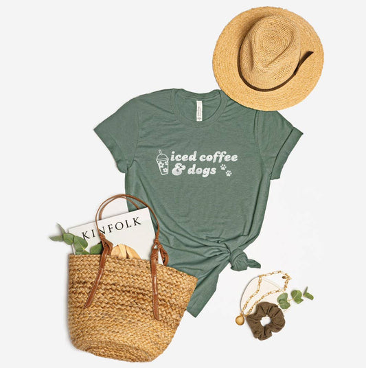 Iced Coffee & Dogs T-Shirt