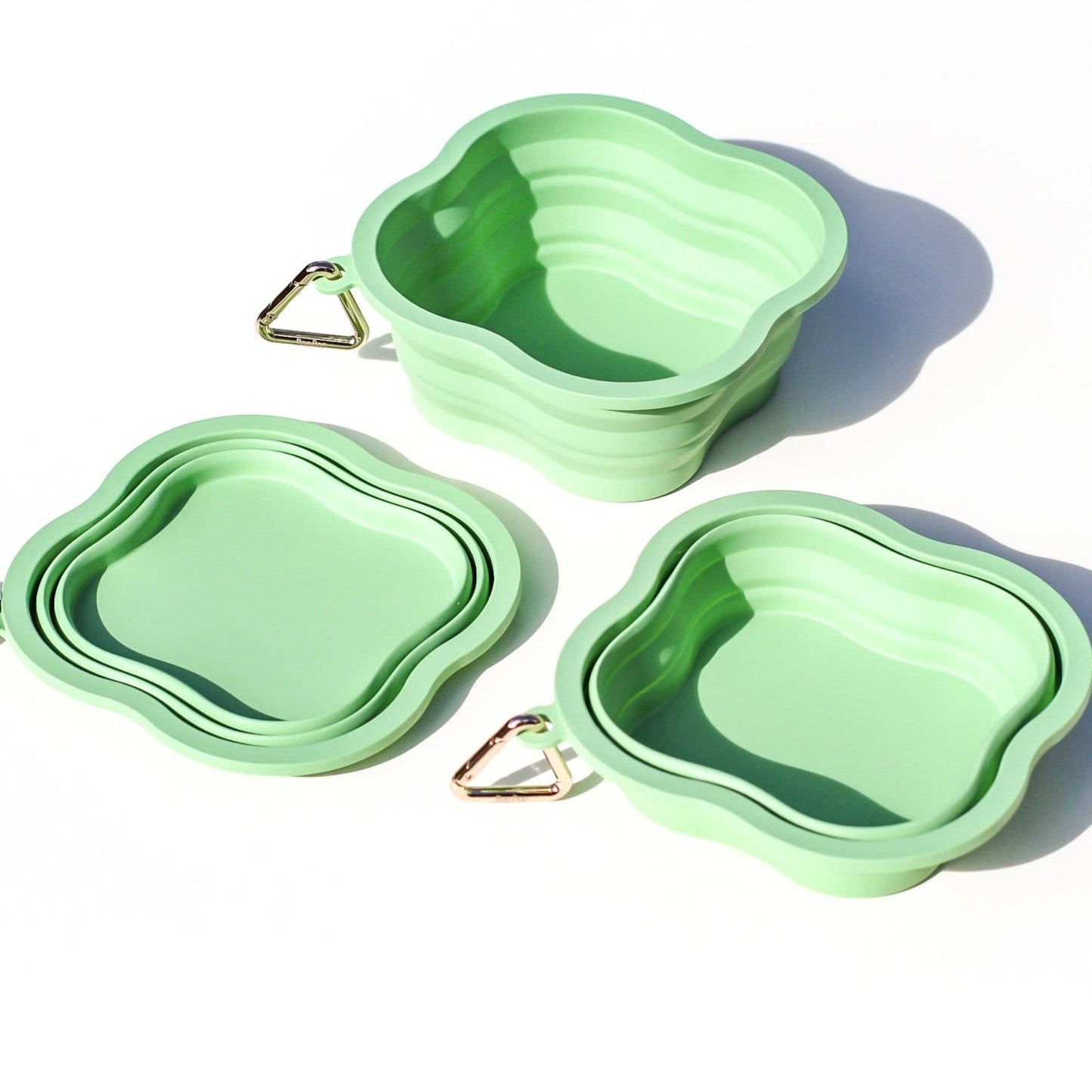 Collapsible Water Bowl | Clover Green