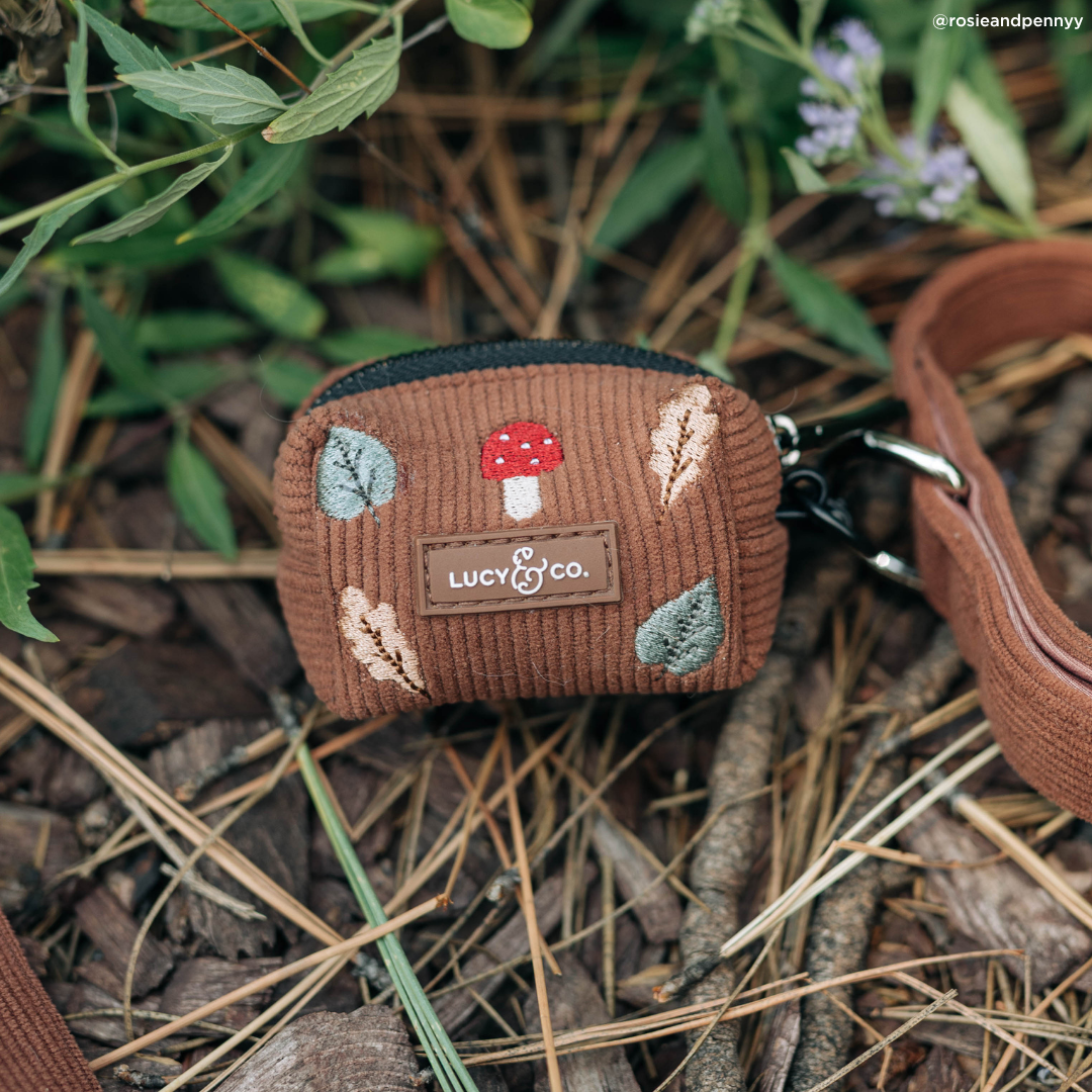 Woodland Wonder Corduroy Poop Bag Holder