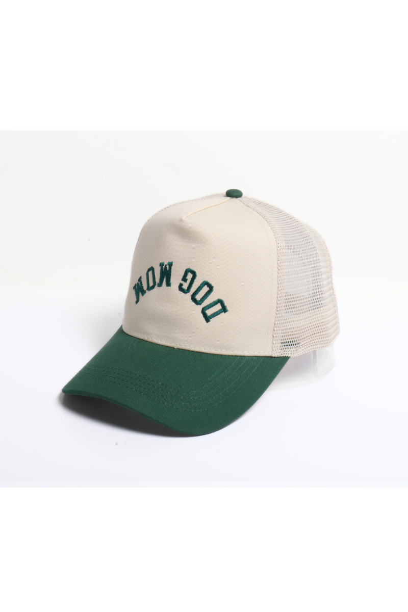 Dog Mom Embroidered Trucker Hat