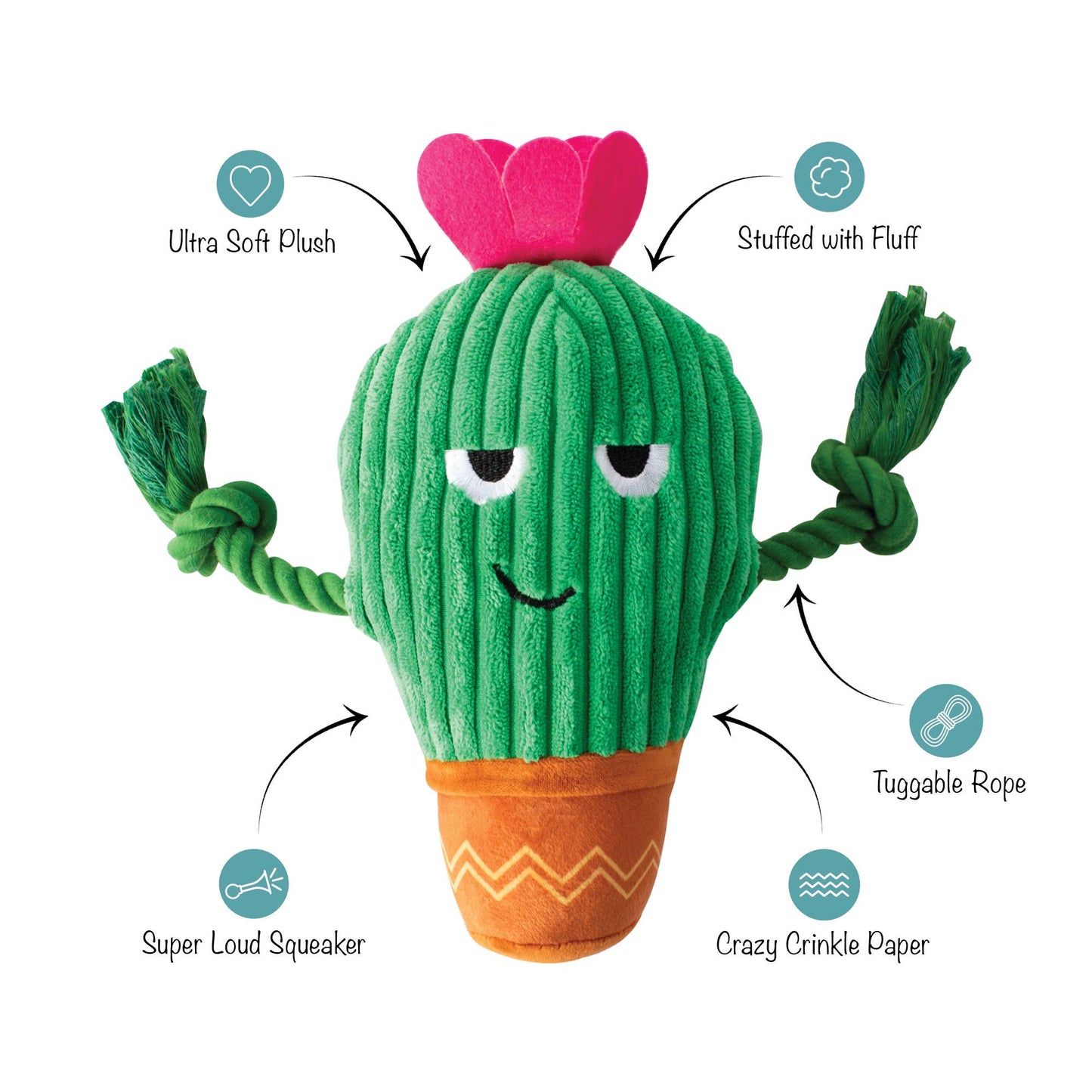 Cactus - Plush Dog Toy