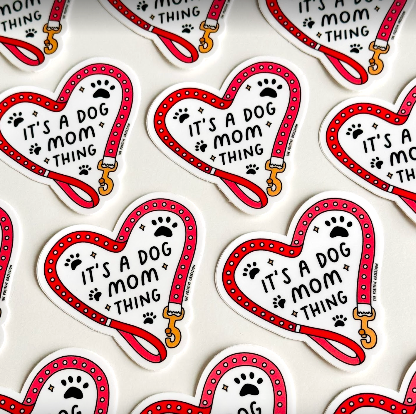 Dog Mom Vinyl Sticker