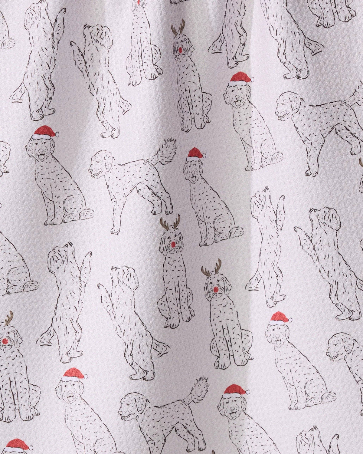 Festive Doodles Tea Towel