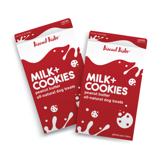 Milk + Cookies - Peanut Butter Dog Treats