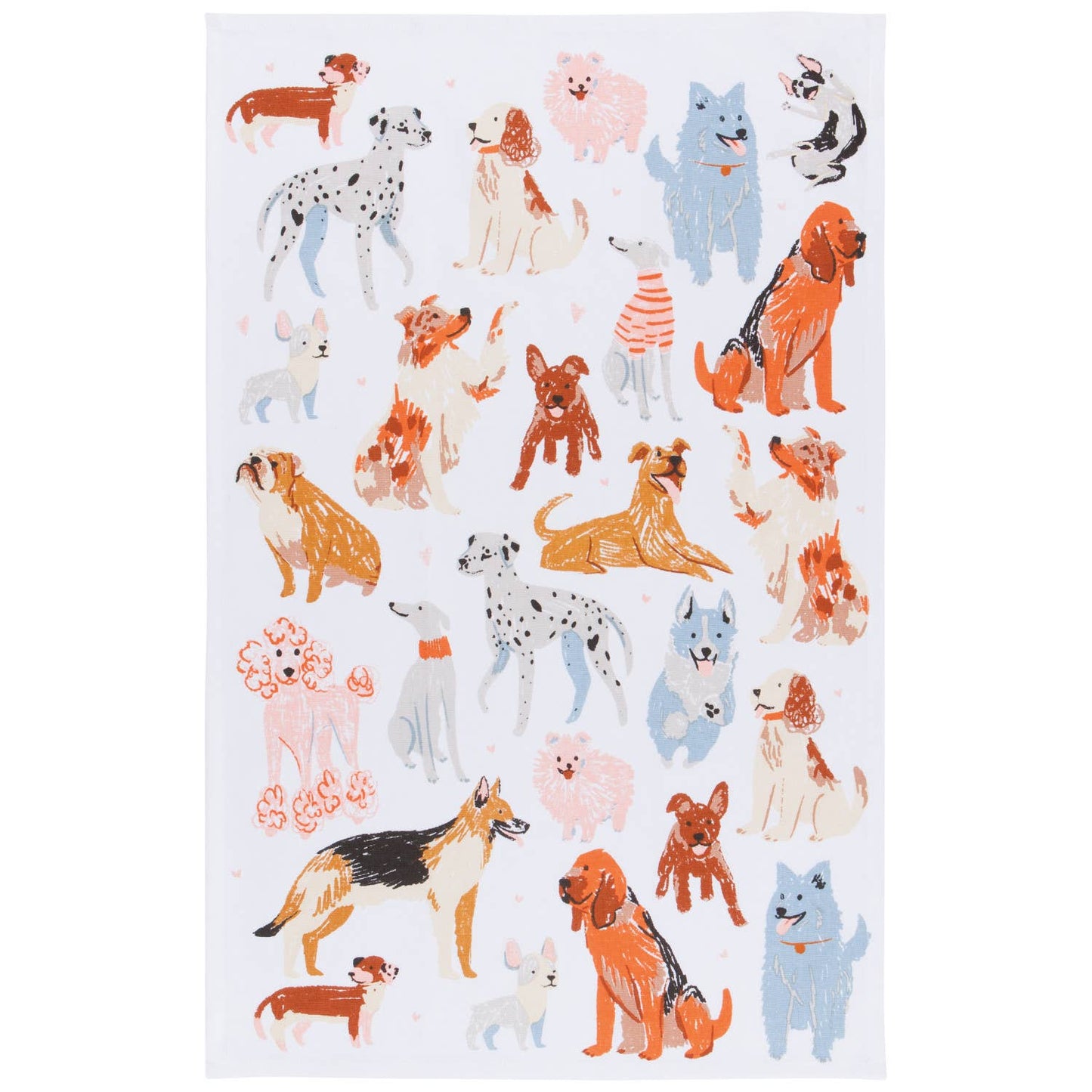 Puppos Puppies Dish Towel