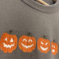 Mini Pumpkins Embroidered Sweatshirt