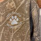 Less People More Dogs Embroidered Camo Sweatshirt