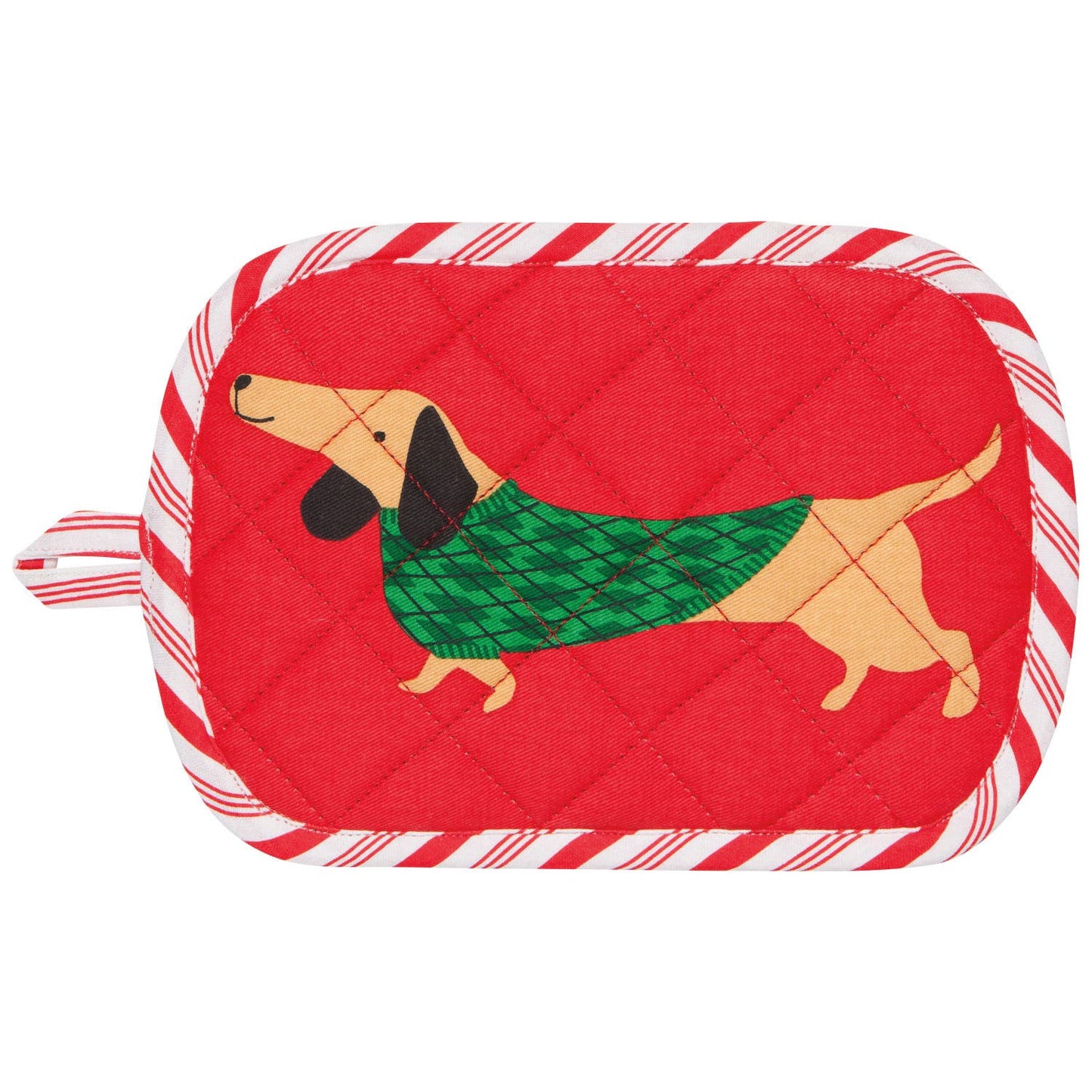 Holiday Hounds Christmas Potholder