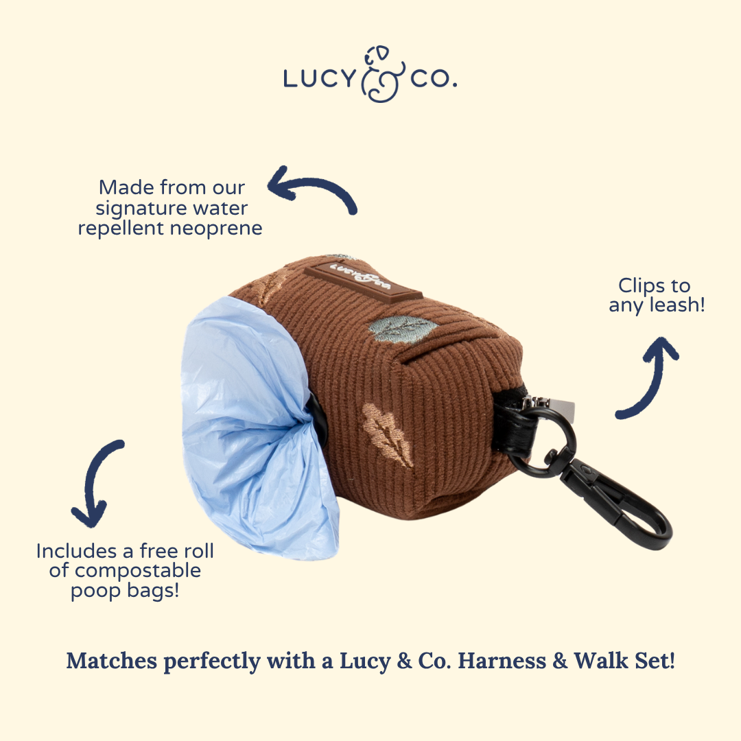 Woodland Wonder Corduroy Poop Bag Holder