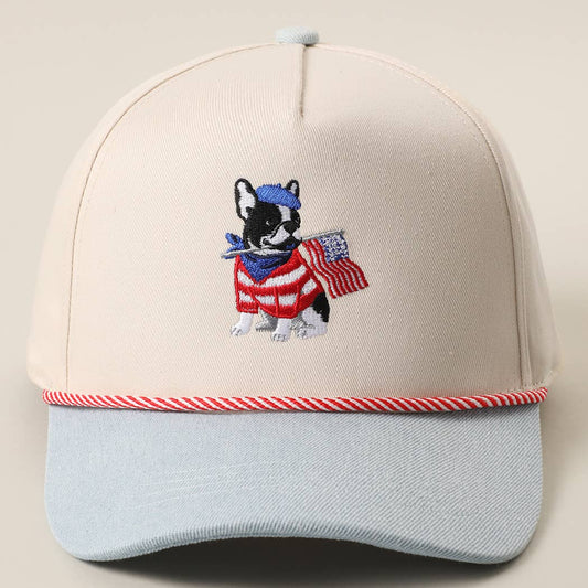 French Bulldog USA Trucker Hat