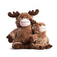 Fluffy Moose Plush Dog Toy